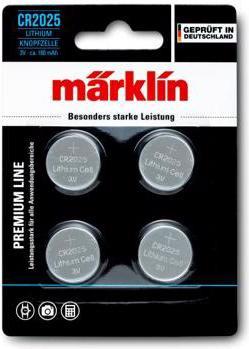Produktbild Märklin Premium Line (4 Stk., CR2025, 160 mAh)
