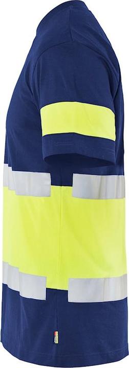 Image du produit Blakläder T-Shirt de signalisation bleu marine / jaune (XL)