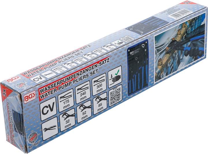 Image du produit BGS Jeu de pinces multiprise avec blocage 175 / 240 / 300 mm 3 pièces (300 mm)