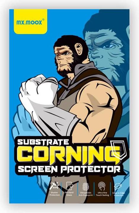 Produktbild Mx. Moox CORNING iPhone 13 / 13Pro / 14 / 16e - Tempered Glass / Panzerglas - 3D (1 Stück, Apple iPhone 13, Apple iPhone 16e, Apple iPhone 13 Pro, Apple iPhone 14)