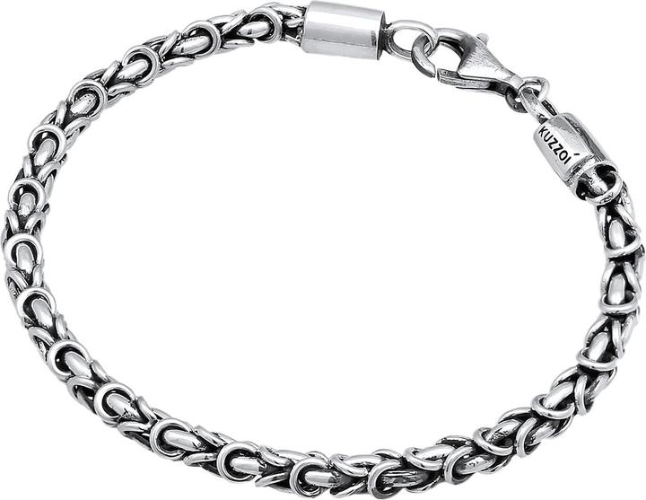 Kuzzoi Armband Königskette Basic 925 Silber
