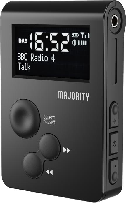 Produktbild Majority Tragbares Digital-Radio (DAB+, FM, Radio Frequency (RF))
