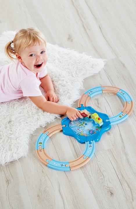 Actual product image Hape Wooden rails underwater world