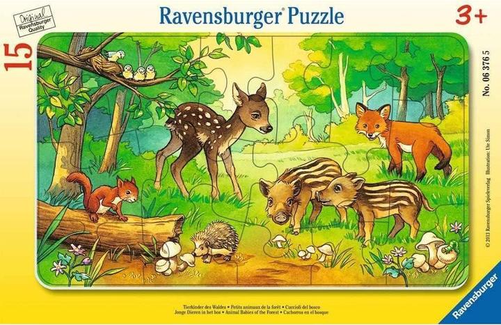 Immagine prodotto Ravensburger I figli degli animali della foresta (15 pezzi)