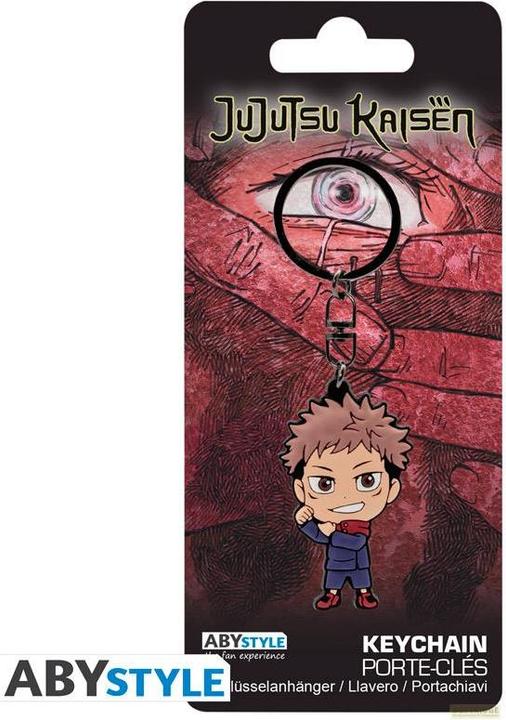 Produktbild ABYstyle JUJUTSU KAISEN Yuji Itadori PVC Keyring, Multicolored, H. 5,8 cm x L. 3,5 cm