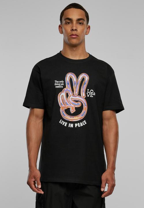 Actual product image Urban Classics Live in Peace Oversize Tee - 18459 (5XL)