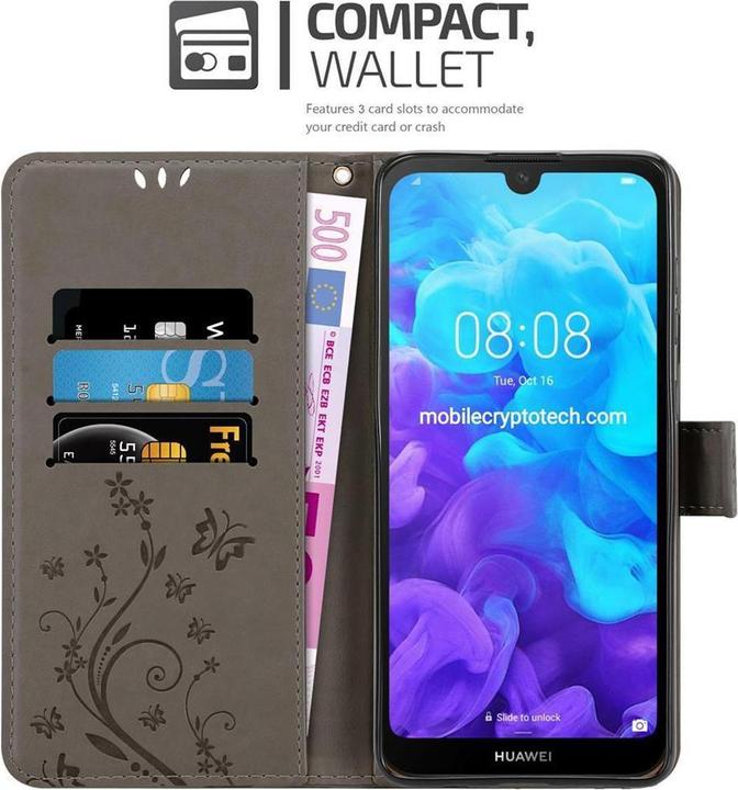 Immagine prodotto Cadorabo Copertina del libro di fiori (Huawei Y6 Pro)
