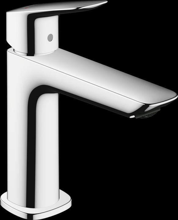 hansgrohe Logis Einhebel-Waschtischarmatur 110 Fine mit Push-Open Ablaufgarnitur