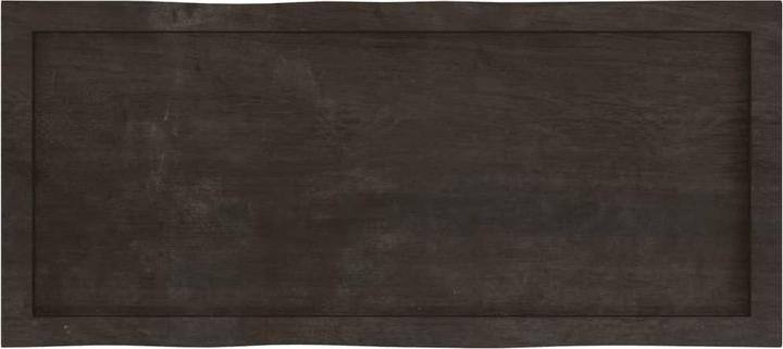 Actual product image VidaXL Tischplatte 100x40x6 cm Massivholz Eiche Behandelt (100 x 40 x 6 cm)