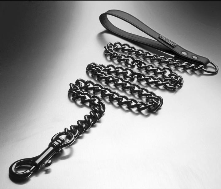Actual product image Tom of Finland Gun Metal Leash