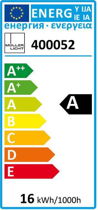 Energie-Label Müller Licht iDual Starterkit Beleuchtung E27 E27 W (E27, 16 W, 1055 lm, 1 x, A)