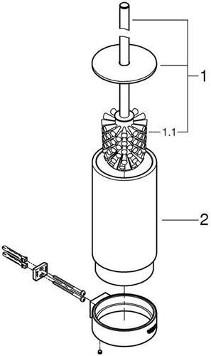 Produktbild Grohe Selection Toilettenbürstengarnitur