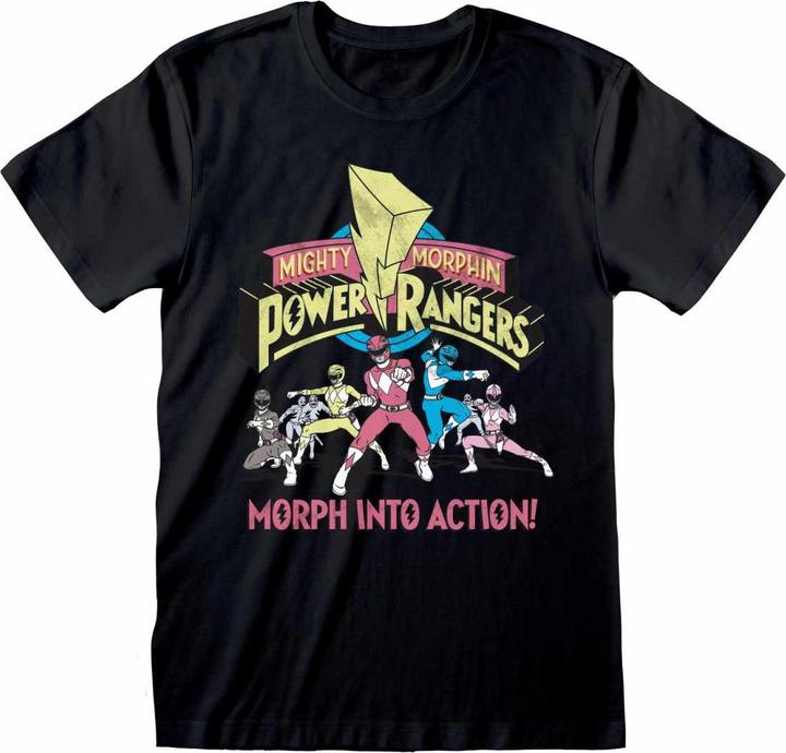 Image du produit Power Rangers - T-shirt MORPH INTO ACTION - Adulte (S)