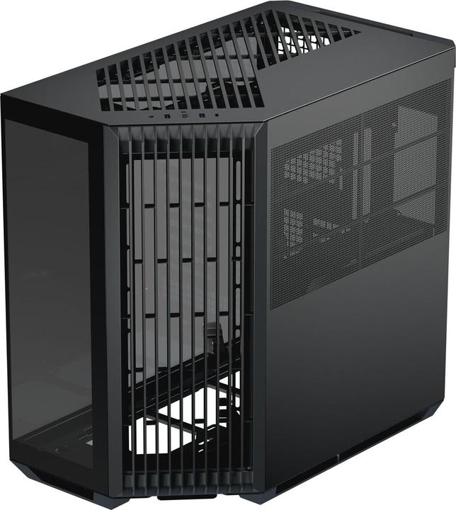 Produktbild APNX V1 PC-Gehäuse, Midi-Tower, ATX, Tempered Glass - schwarz (ATX, Mini-ITX, mATX)