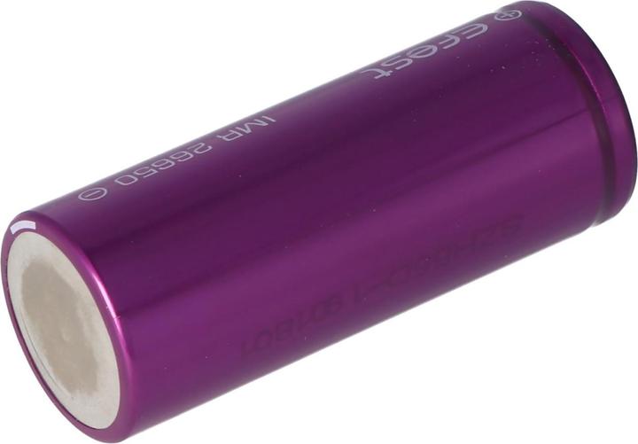 Image du produit Efest Batterie rechargeable Purple IMR26650, non protégée (1 pcs, 26650, 5000 mAh)