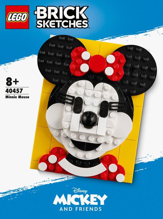 Actual product image LEGO Brick Sketches - Minnie Mouse (40457, LEGO Disney, LEGO Rare Sets)