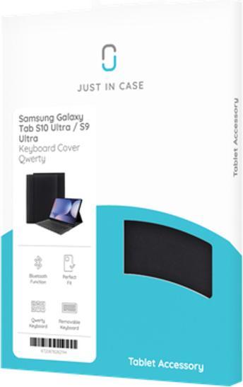Produktbild Just in Case Gerade für den Fall Premium Samsung Galaxy Tab S10 Ultra / S9 Ultra -Tastaturhosen QWERTY Black (828 (Eng. Int., Galaxy Tab S10 Ultra)