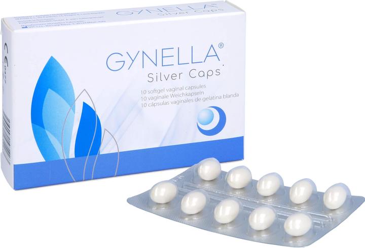 Actual product image Gynella Silver Caps