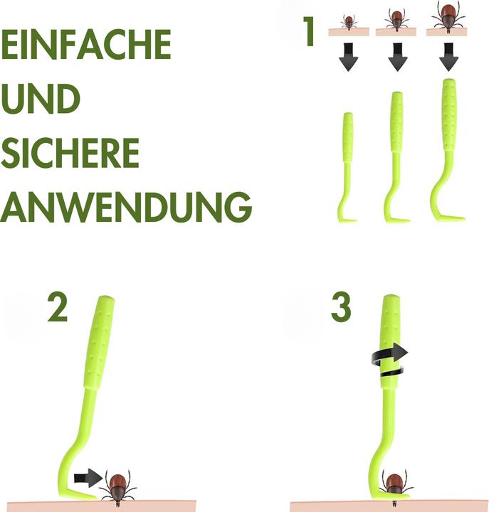 Actual product image Suba Tick remover set (Dog)