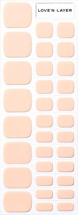 Actual product image Love'n Layer - Solid Toe Natrual Nude (Natrual Nude, Gel-Effect Nail Polish)