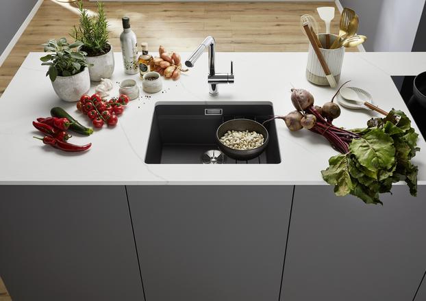 Actual product image Blanco Etagon 500-U (Undermount sink, 46 cm, 53 cm)
