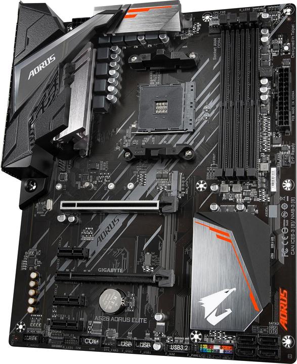 Image du produit Gigabyte A520 AORUS ELITE (AM4, AMD A520, ATX)