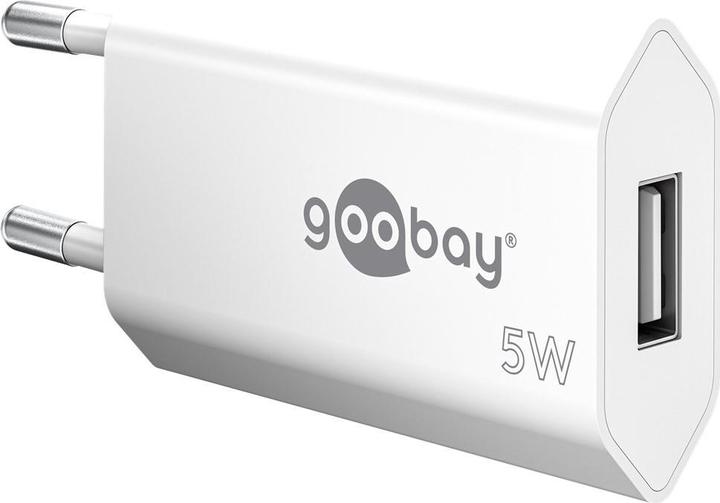 Produktbild Goobay USB-A Ladegerät Slim (5 W)