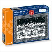Actual product image Puzzle 1000 Silhouette Christmas (1000 pieces)