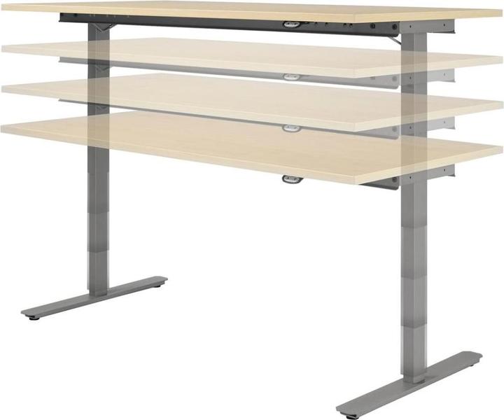 Actual product image Geramöbel desk Flex walnut height-adjustable 1800 x 800/1000 x 650-12...