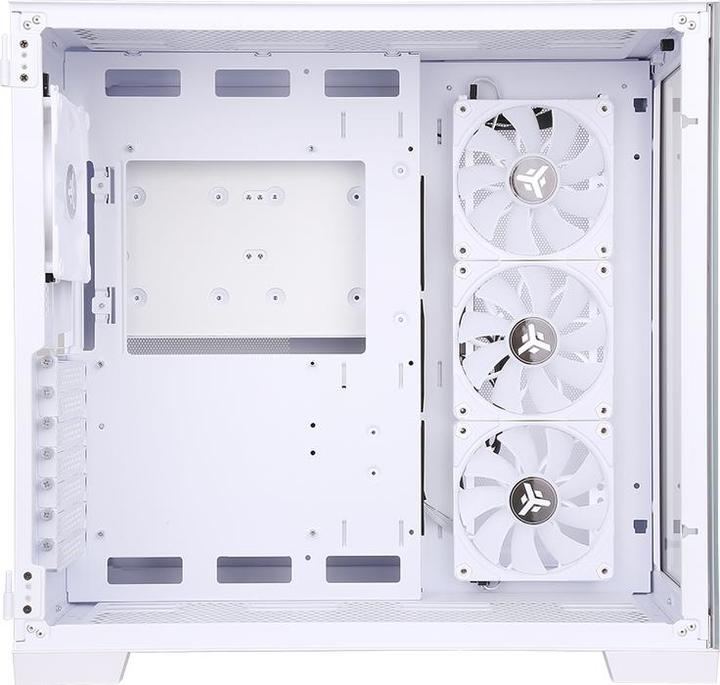 Produktbild Itek Boitier Moyen Tour ATX Dark Cave RGB avec panneau vitré (Blanc) (ATX, mATX, Mini-ITX)