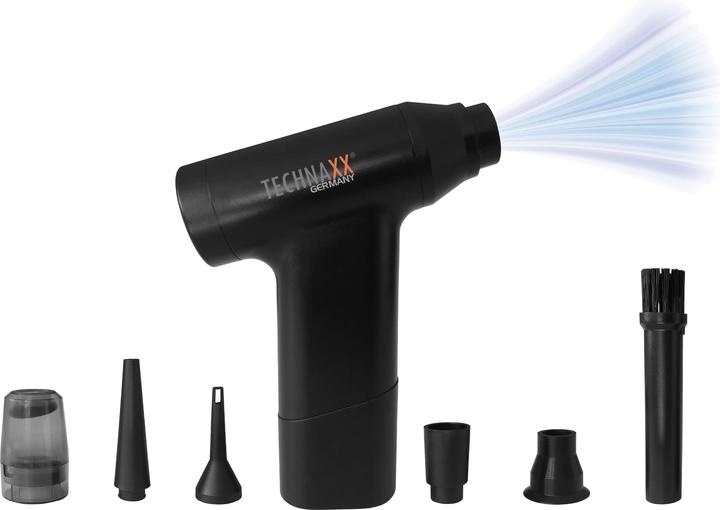 Immagine prodotto Technaxx Soffiatore a batteria, TX-293, con funzione di aspirazione, 160 W