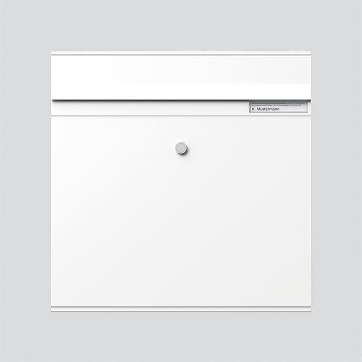 Produktbild Siedle S. & Soehne Briefkasten-Modul weiss m.Einwurfk. BKM 611-4/4-0