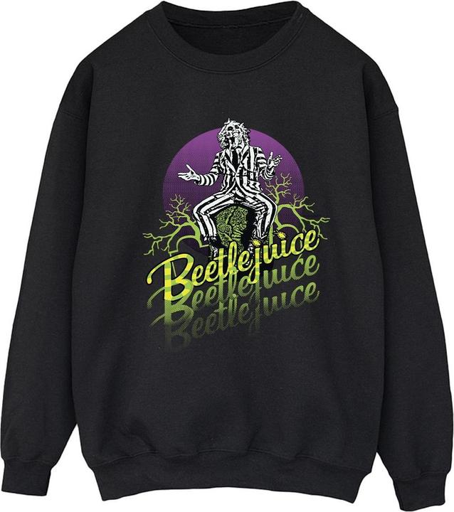 Image du produit Beetlejuice Sweat-shirt Purple Circle Femme/Ladies (XL)