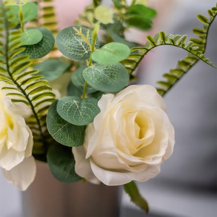 Actual product image NTK-Collection Artificial Flower White Jasmine in Vase (28 cm)