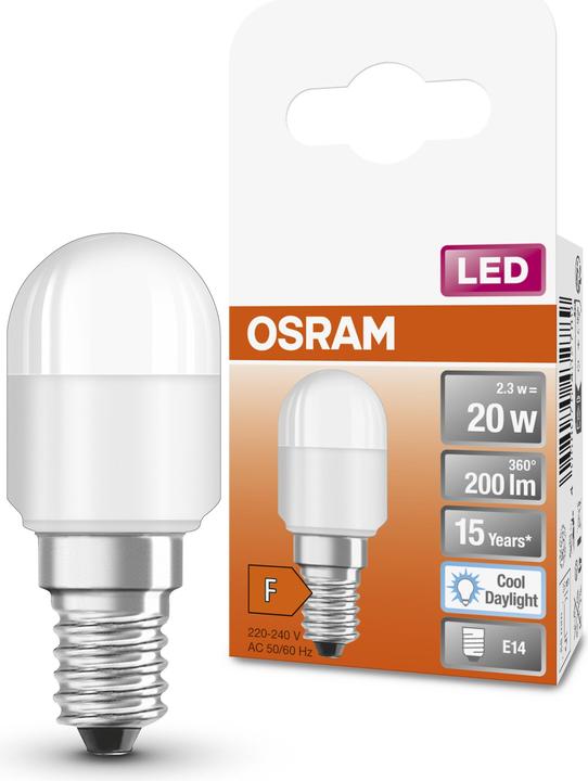 Actual product image Osram Special T26 (E14, 2.30 W, 200 lm, 1 x, F)