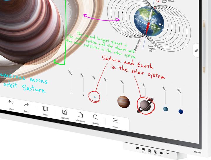 Actual product image Samsung Flip 4 Pro WM65B (3840 x 2160 Pixels, 65")