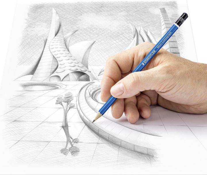 Image du produit Staedtler Crayon Mars Lumograph, dureté : 9H (9h, 1 x)