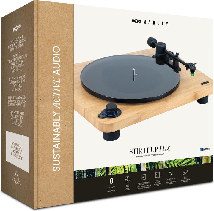 Actual product image House of Marley Stir It Up LUX Turntable (Manual)