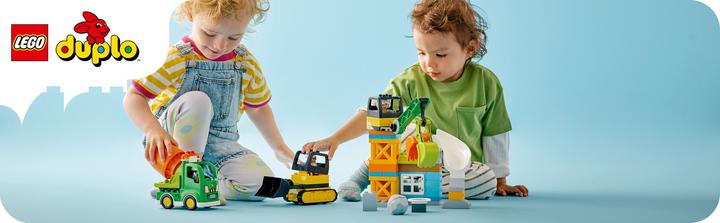 Produktbild LEGO Baustelle mit Baufahrzeugen (10990)