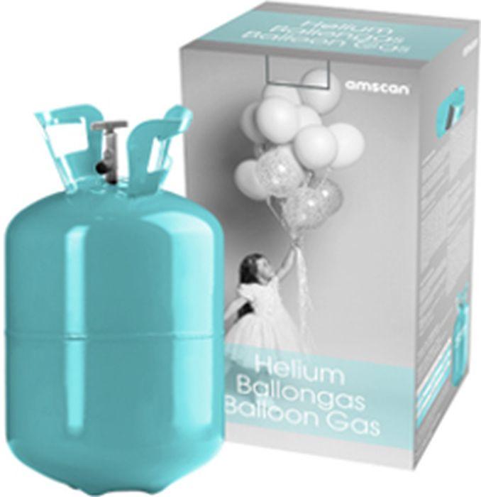 Amscan Disposable helium cylinder, UN 1046 HELIUM verd., 2.2, VG3