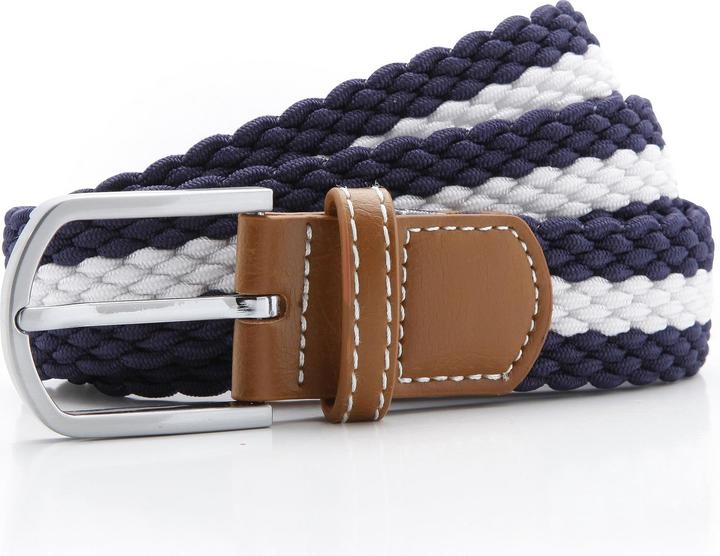 Asquith & Fox 2 Farben Streifen Stretch Gürtel (One Size)