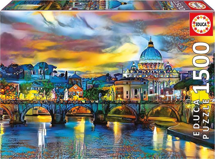 Immagine prodotto Educa Puzzle della Basilica di San Pietro/Engelsbrücke 1500 pezzi (1500 pezzi)