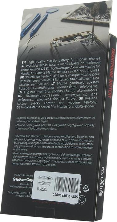 Produktbild Maxlife Akku für Xiaomi Note 9 Pro BN53 5020mAh