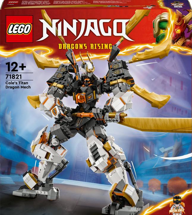 Actual product image LEGO 71821 Cole's titanium dragon mech (71821, LEGO Ninjago)