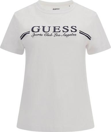 Guess Damen T-Shirt T-Shirt Weiss