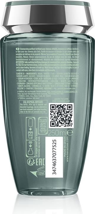 Actual product image Kérastase Genesis Homme Bain Force (250 ml, Liquid shampoo)