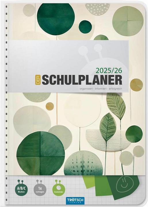 Actual product image Schulplaner Grün 25/26 (A5, German)