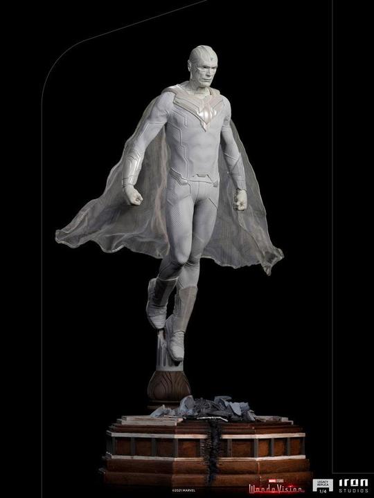 Actual product image Iron Studios WandaVision statuette Legacy Replica 1/4 White Vision 70 cm