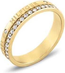 Tommy Hilfiger Gold-Plated Ring With Crystals Mini Crystals 2780911 (52)