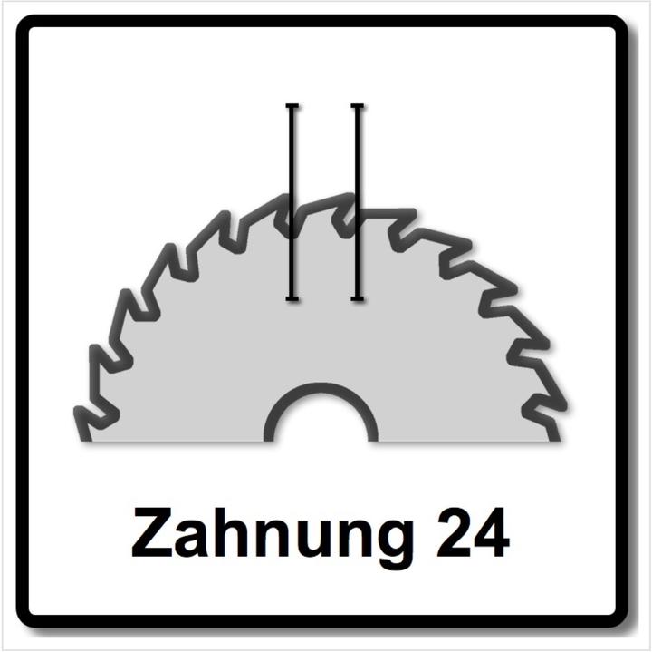 Produktbild Wellcut Kreissägeblatt WC-M2163024 TCT 216 x 2,4 x 30 mm 24 Zähne